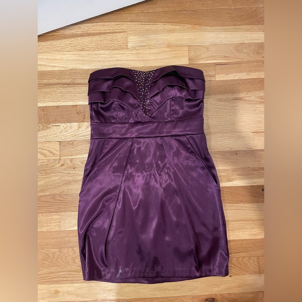 Trixxi cocktail dress size 11 purple